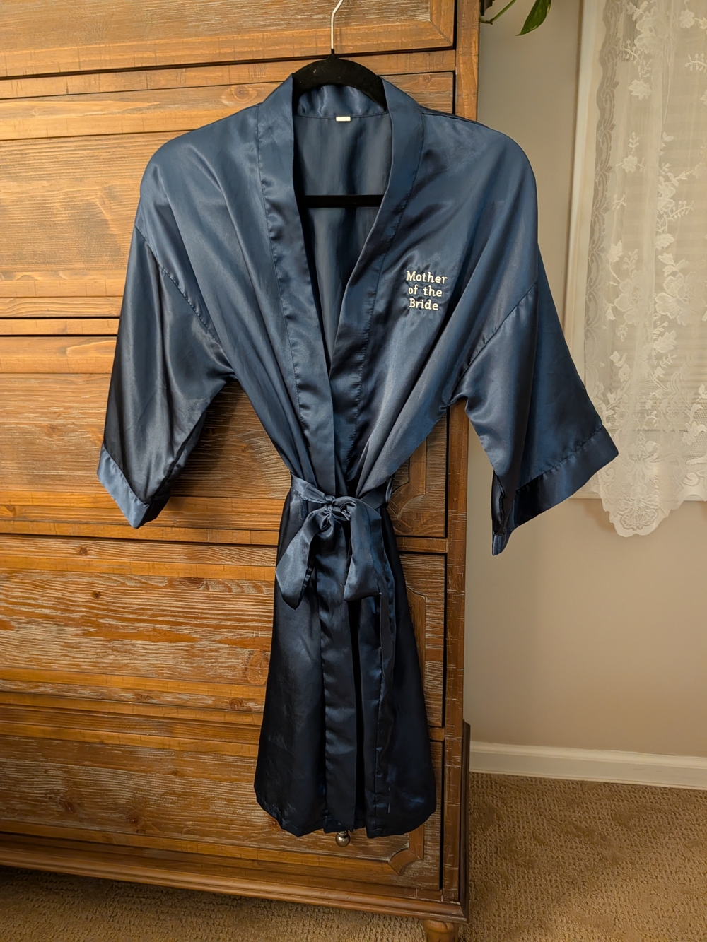 Mother of the Bride Robe - Navy